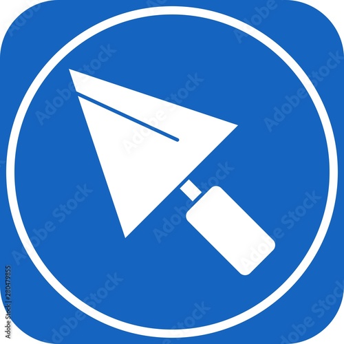 Trowel icon for your project