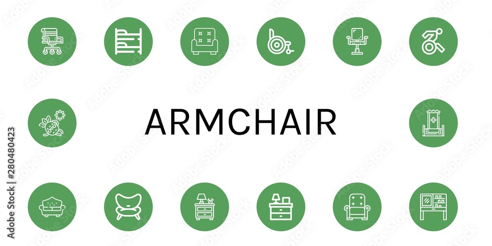 Set of armchair icons such as Chair, Bunk bed, Armchair, Wheelchair, Disabled, Sofa, Nightstand, Bedside table, Dressing table, Sunbathing, Throne , armchair Set of armchair icons such as Chair, Bunk bed, Armchair, Wheelchair, Disabled, Sofa, Nightstand, Bedside table, Dressing table, Sunbathing, Throne , armchair
