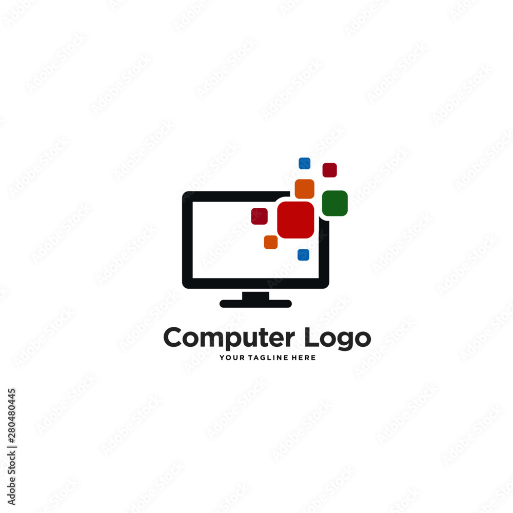 Computer Logo Vectors Computer Logo Vectors