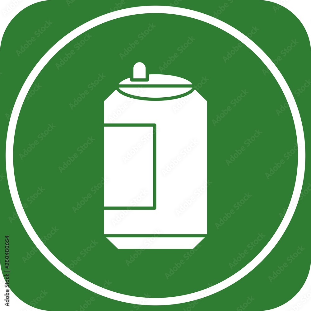 Fototapeta premium Can icon for your project