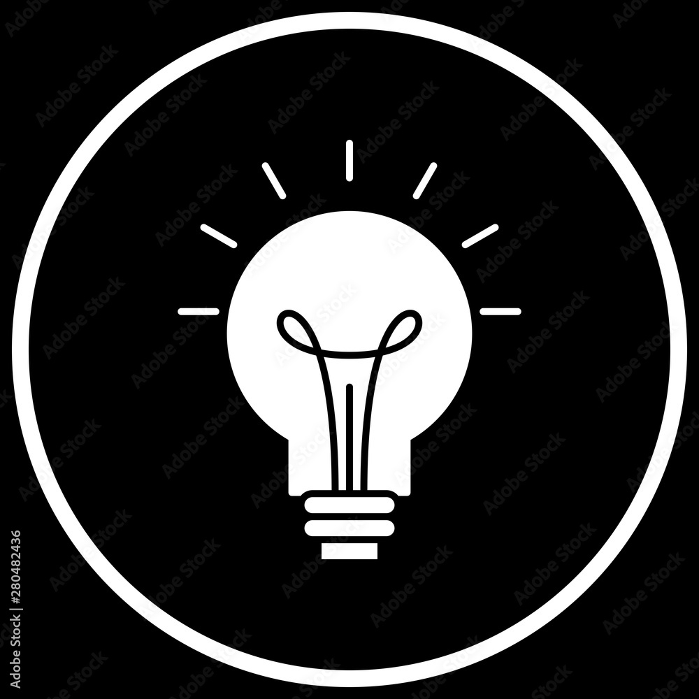 Bulb icon for your project Bulb icon for your project