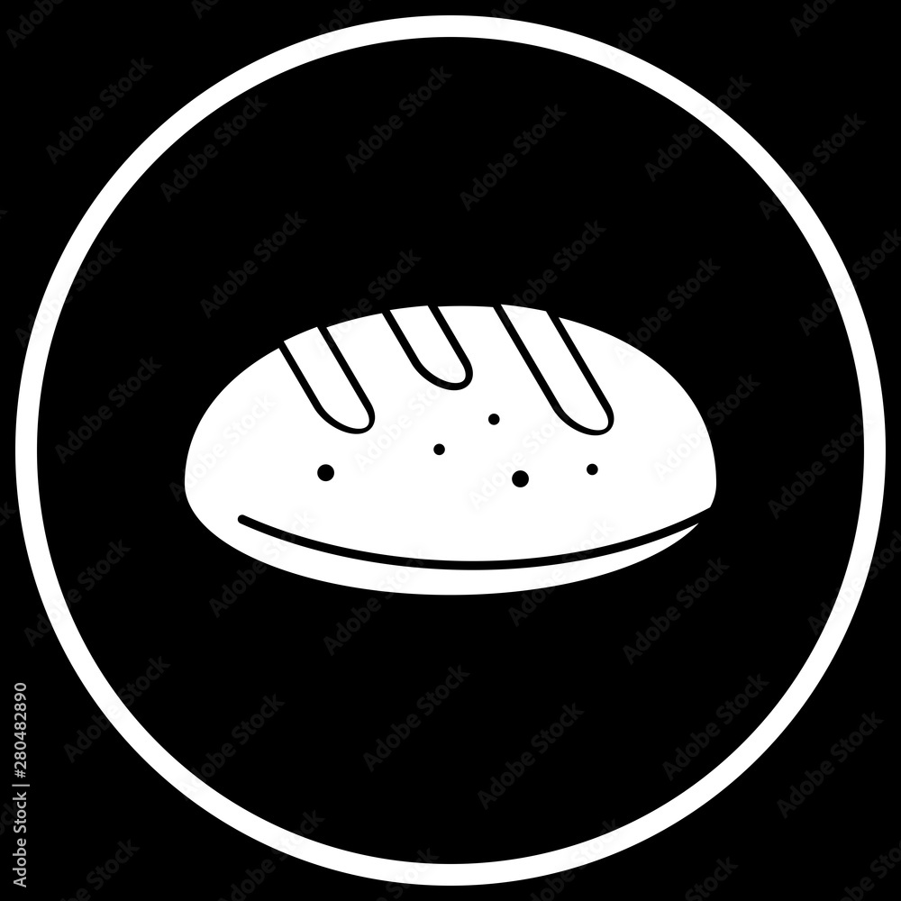 Small Baked Buns icon for your project Small Baked Buns icon for your project