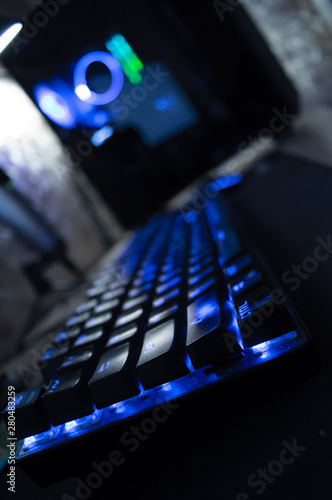 Keyboard and computer, working environment