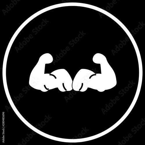 Body builder icon for your project