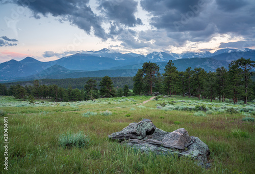 Sunset in Rocky Mountain National Park