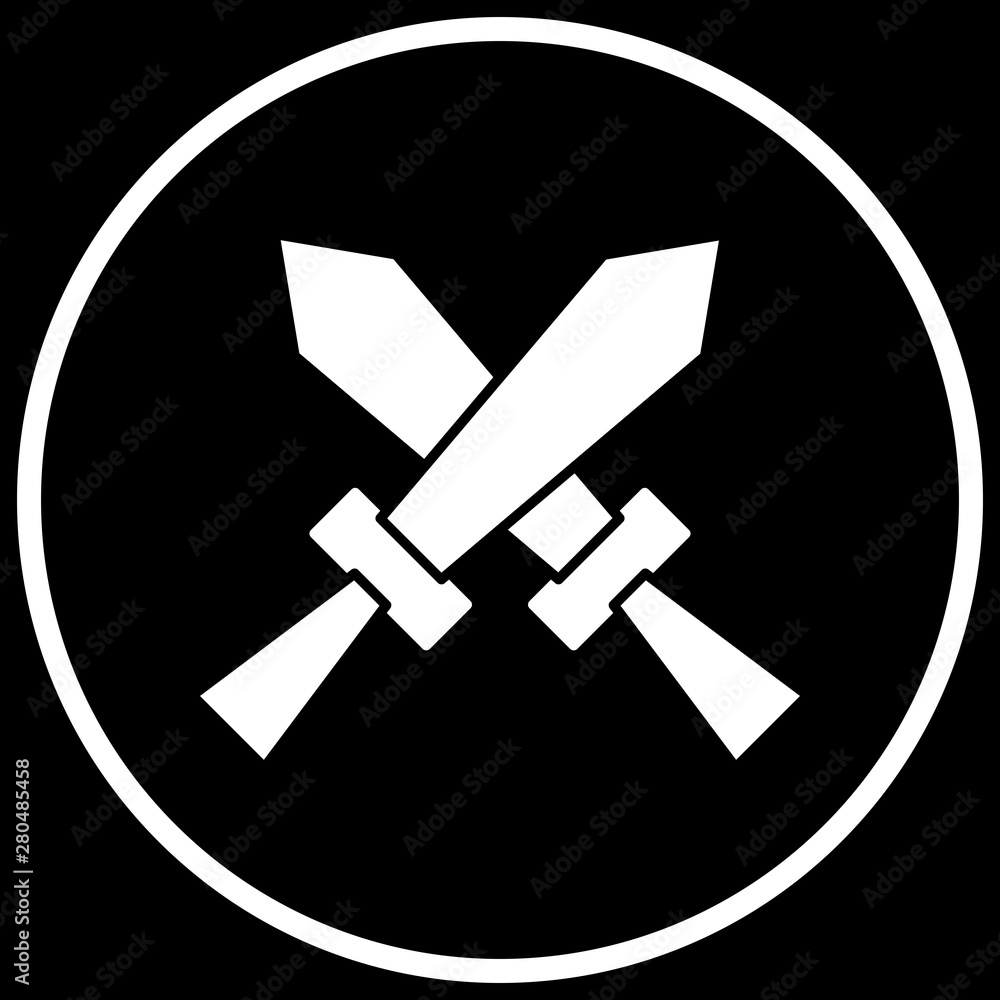 Fototapeta premium Pirate Sword icon for your project