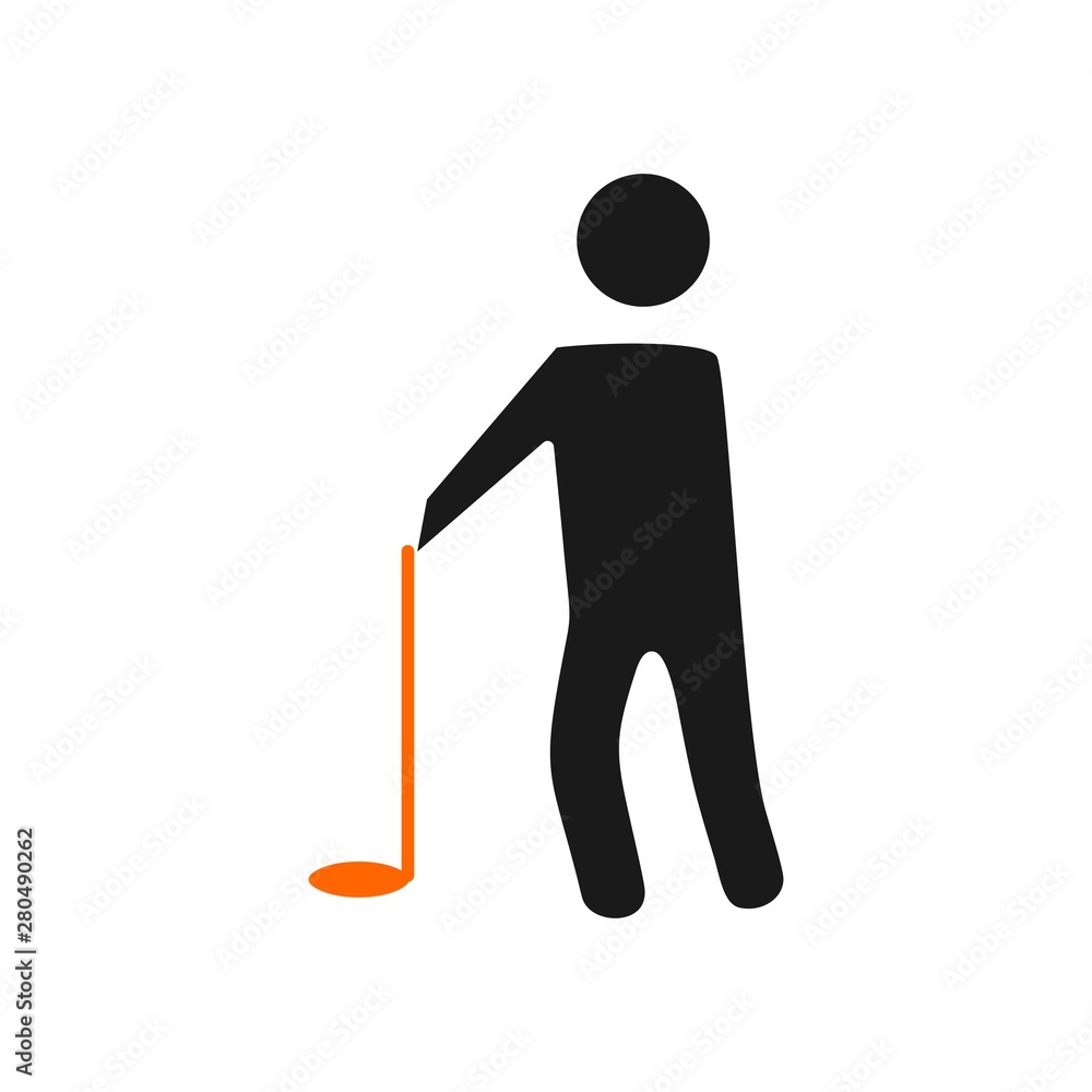 Fotografija Golf Player icon for your project