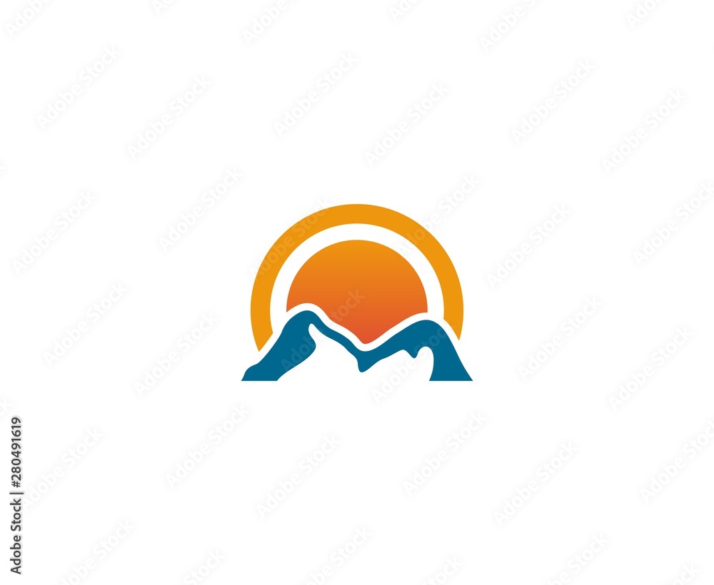 Fototapeta premium Mountain logo