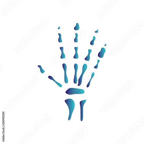 Hand x-ray icon for your project