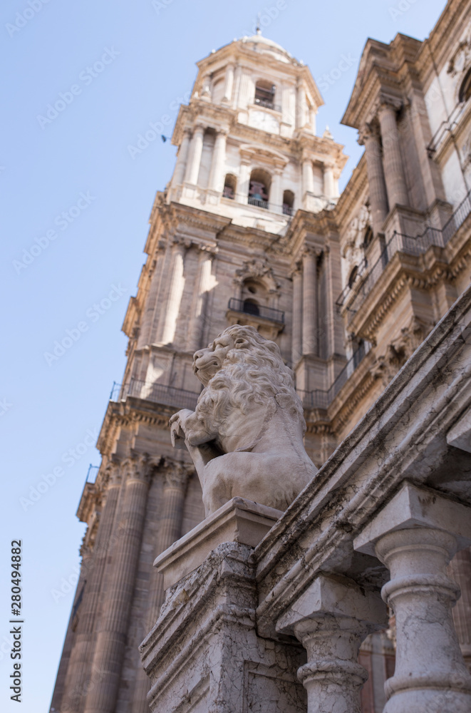 Malaga Cathedral tower, Spain