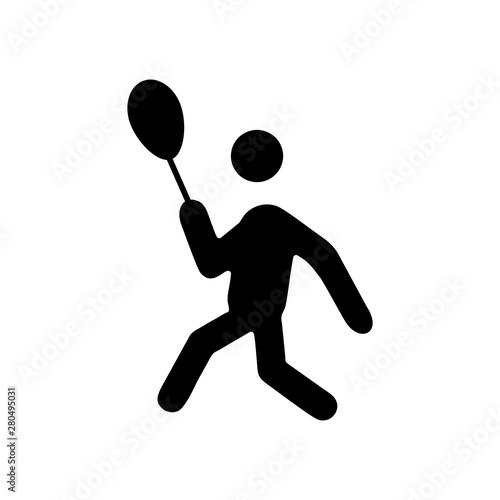  Tennis Player icon for your project © Encoder X Solutions