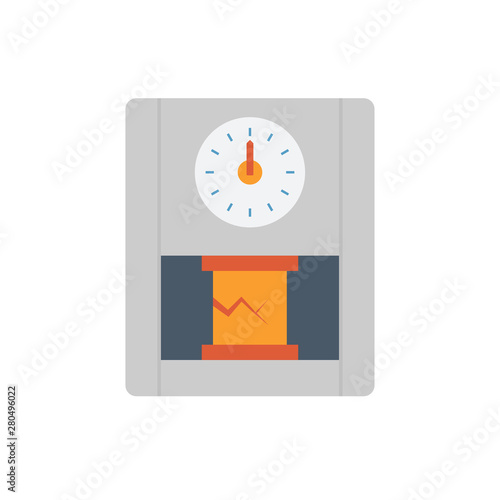concrete testing icon