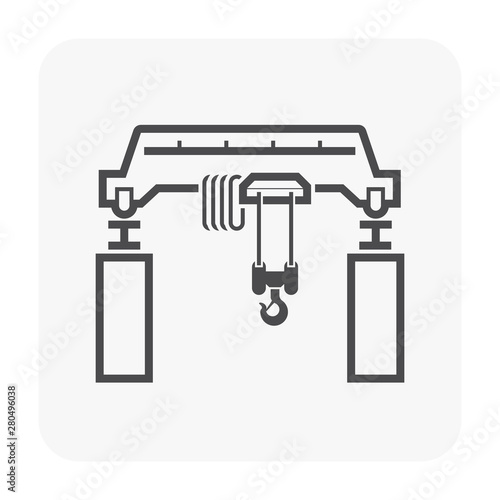 gantry crane icon