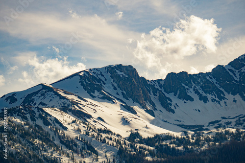 Snow Covered Mountains In Colorado