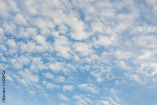 White cloud in blue sky , background