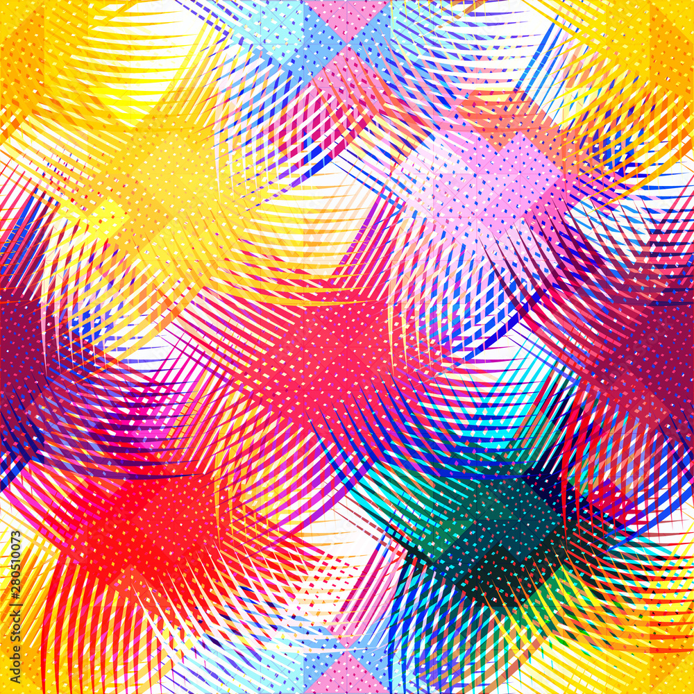 Graffiti on a geometric background seamless pattern Graffiti on a geometric background seamless pattern