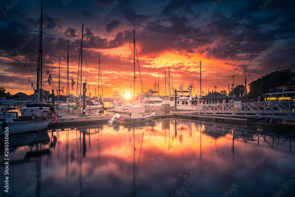 Victoria Harbor sunset