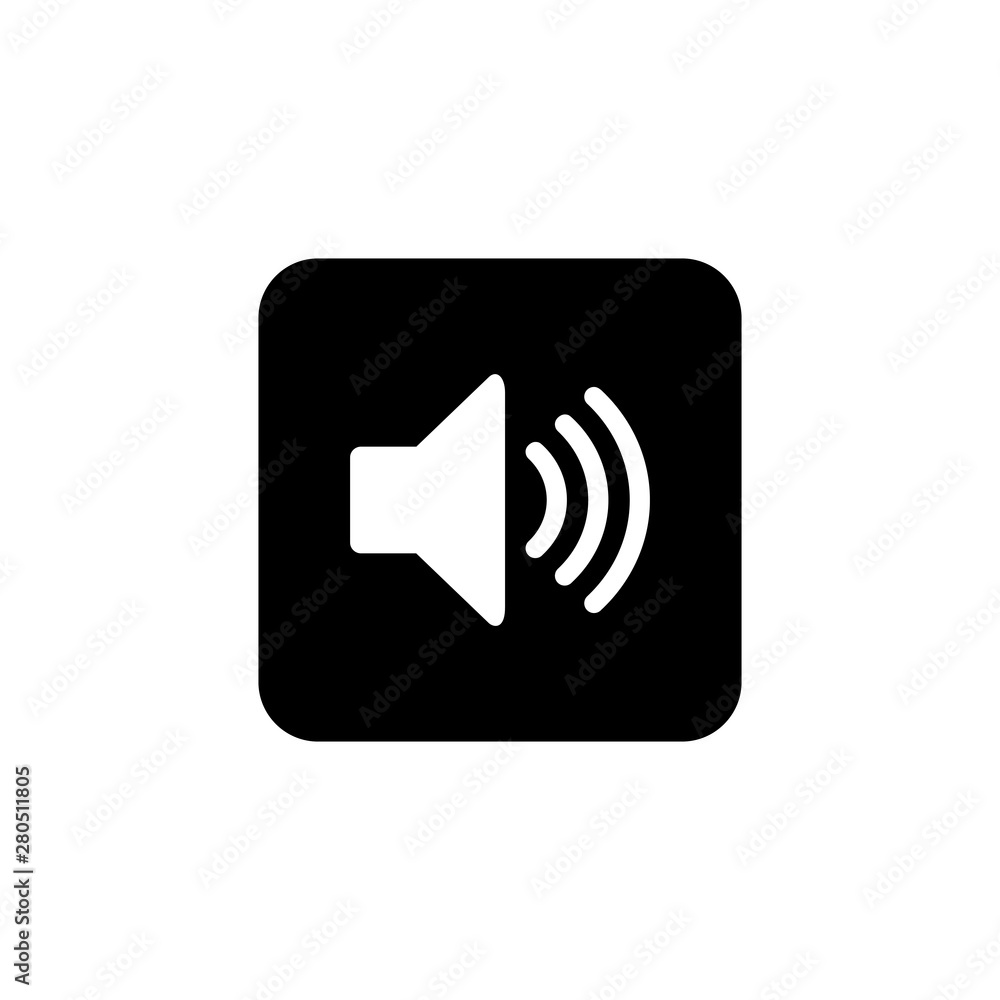 Speaker icon vector. Volume icon. Loudspeaker icon vector Speaker icon vector. Volume icon. Loudspeaker icon vector