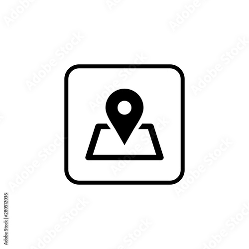 Free Download Pin icon vector. Location icon. Map pointer icon - GFXLoad