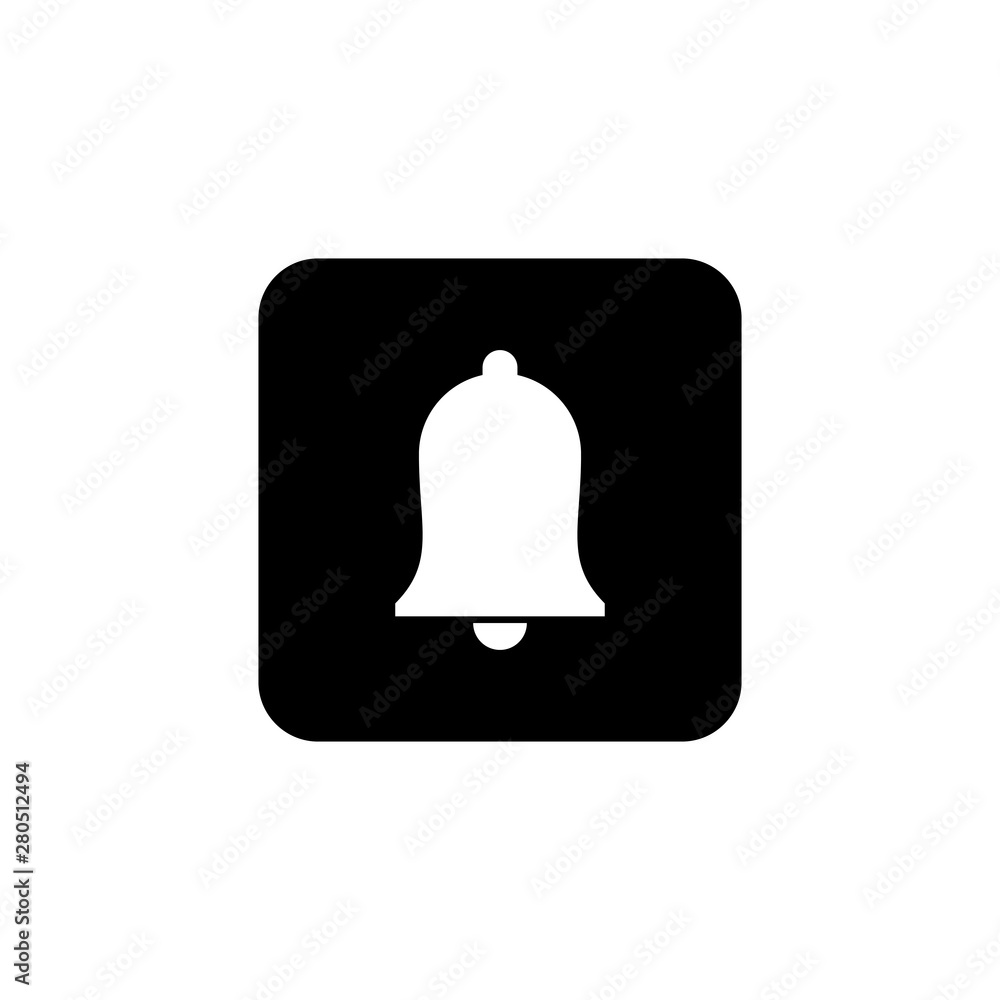 Bell Icon vector. Notification symbol for your web site design Bell Icon vector. Notification symbol for your web site design