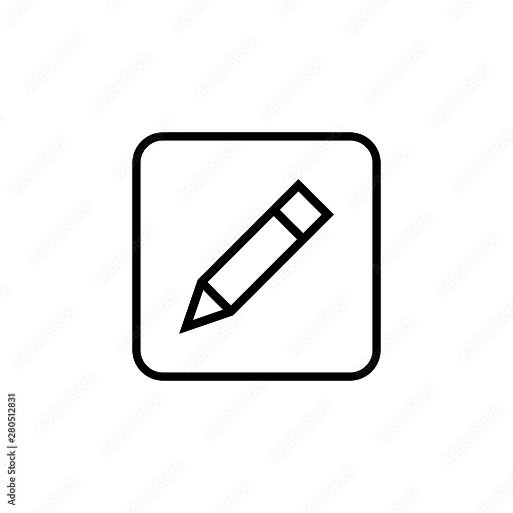 Edit icon vector. Pencil icon. sign up Icon vector Edit icon vector. Pencil icon. sign up Icon vector