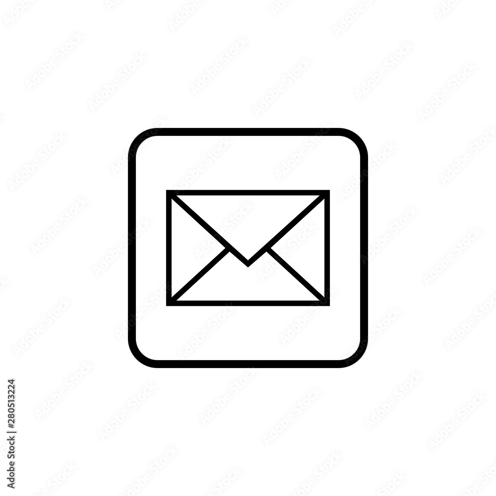 Mail vector icon. E-mail icon. Envelope illustration. Message Mail vector icon. E-mail icon. Envelope illustration. Message