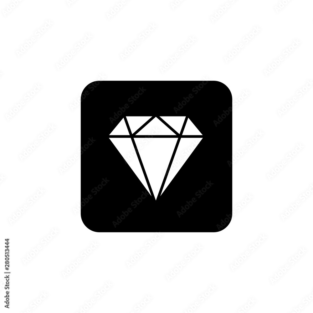 Diamond icon. Diamond line icon. Gemstone symbol Diamond icon. Diamond line icon. Gemstone symbol