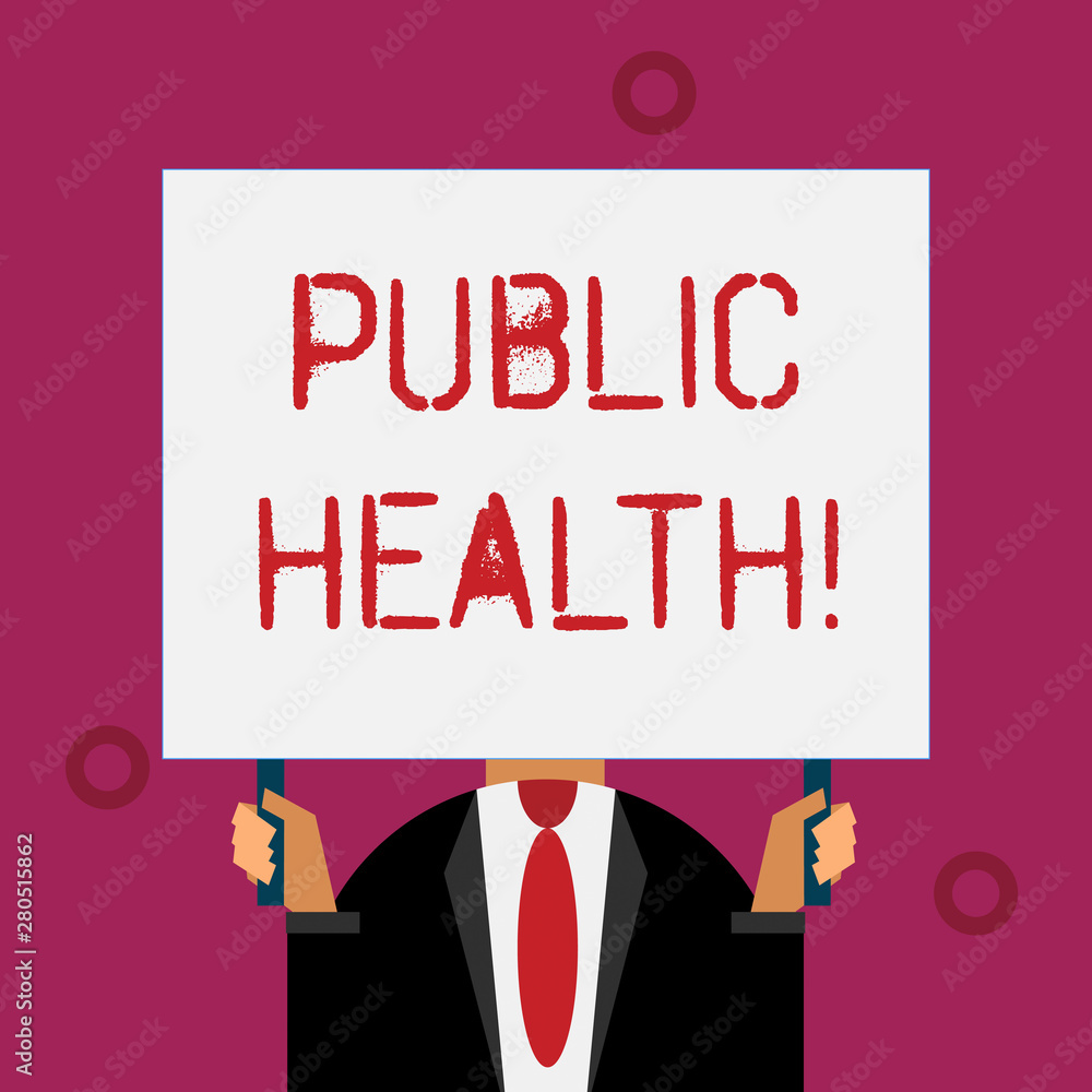 Writing note showing Public Health. Business concept for government protection and improvement of community health Writing note showing Public Health. Business concept for government protection and improvement of community health