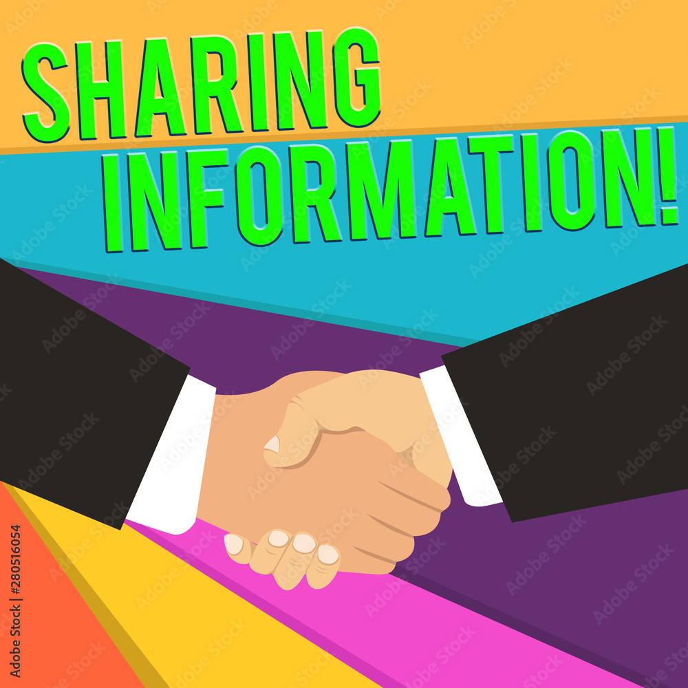 Handwriting text Sharing Information. Conceptual photo exchange of data between various organizations Hand Shake Multiracial Male Business Partners Colleagues Formal Black Suits Handwriting text Sharing Information. Conceptual photo exchange of data between various organizations Hand Shake Multiracial Male Business Partners Colleagues Formal Black Suits