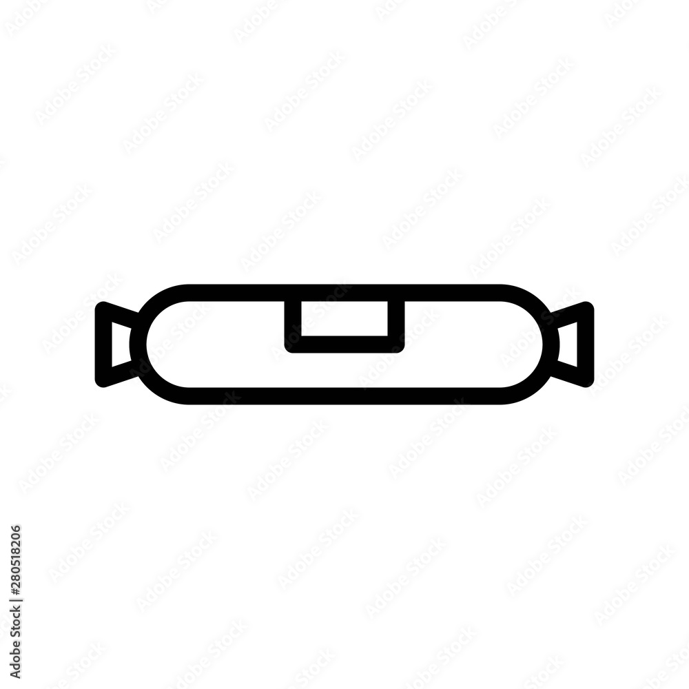 meat sausage chicken healthy food in editable outline icon. meat sausage chicken healthy food in editable outline icon.