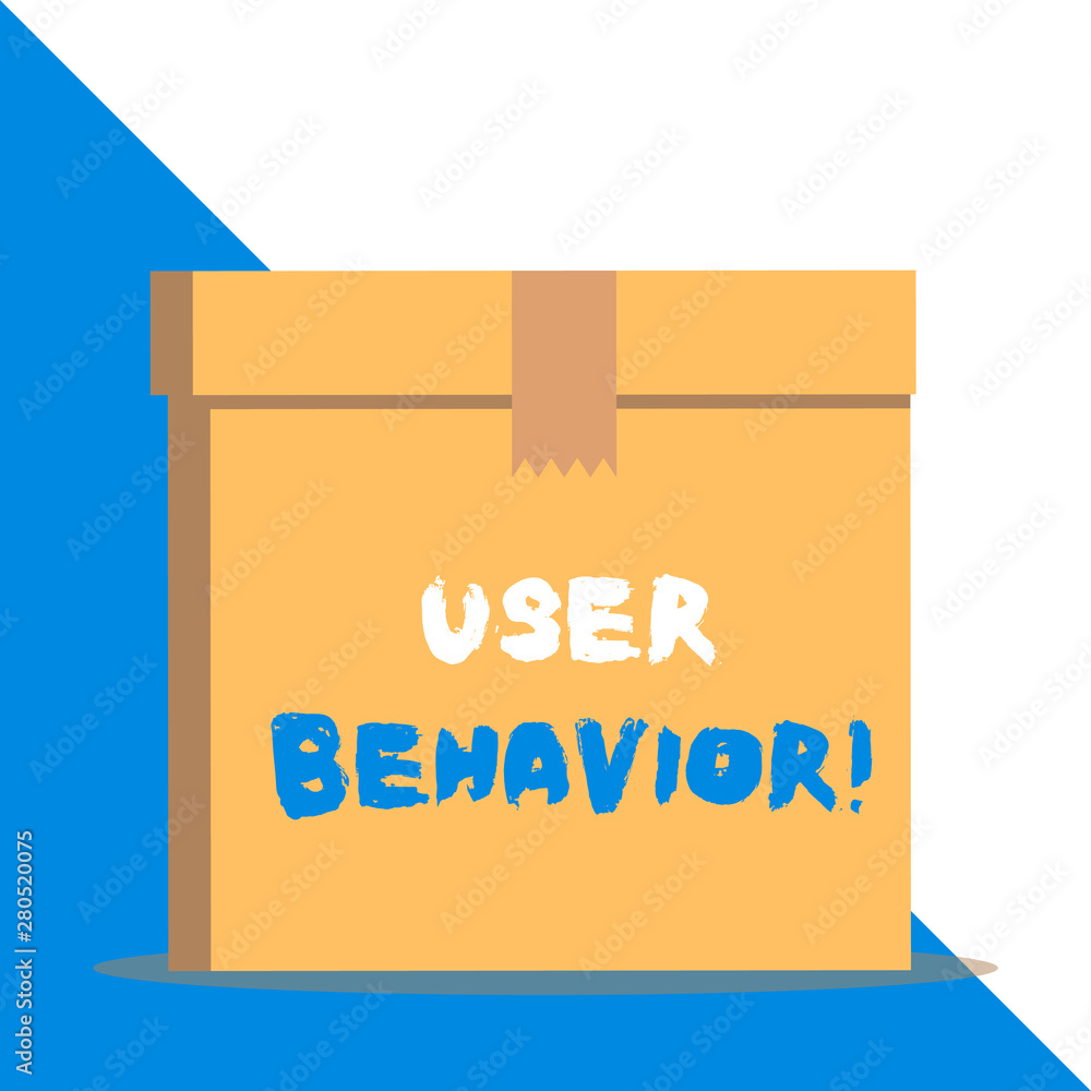 Text sign showing User Behavior. Business photo showcasing focuses on user activity as opposed to static threat indicator Text sign showing User Behavior. Business photo showcasing focuses on user activity as opposed to static threat indicator