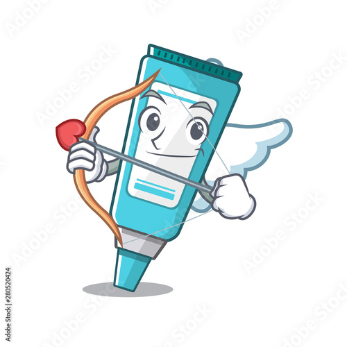 Cupid ointment placed in the cartoon sink
