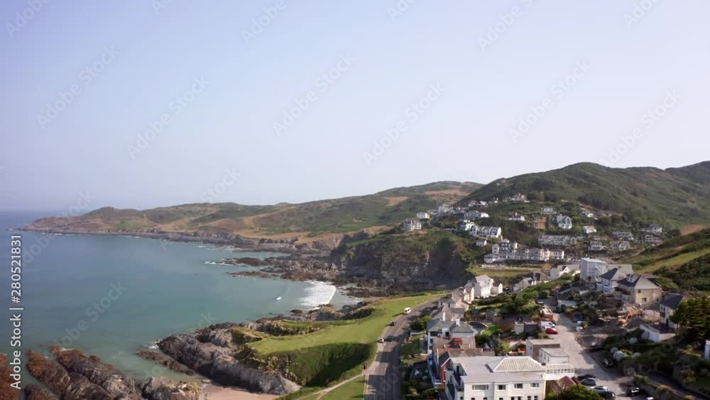Aerial Flyover of the Esplanade & Homes in North Devon Aerial Flyover of the Esplanade & Homes in North Devon