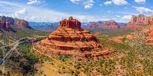 Obraz na płótnie Sedona Aerial w salonie
