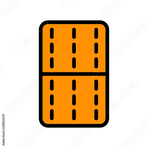  bakery editable stroke icon of biscuits in filled design.