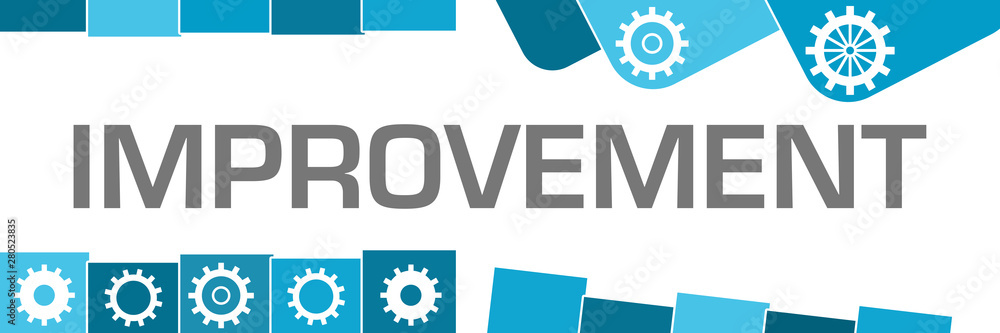 Improvement Blue Random Shapes Gears Improvement Blue Random Shapes Gears