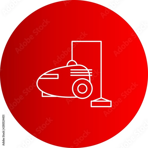 Vaccum cleaner icon for your project