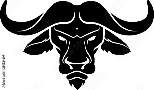 Buffalo Head Silhouette