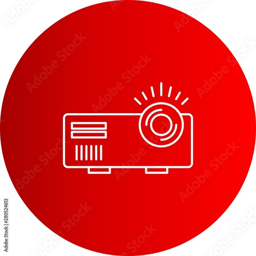 Movie maker icon for your project