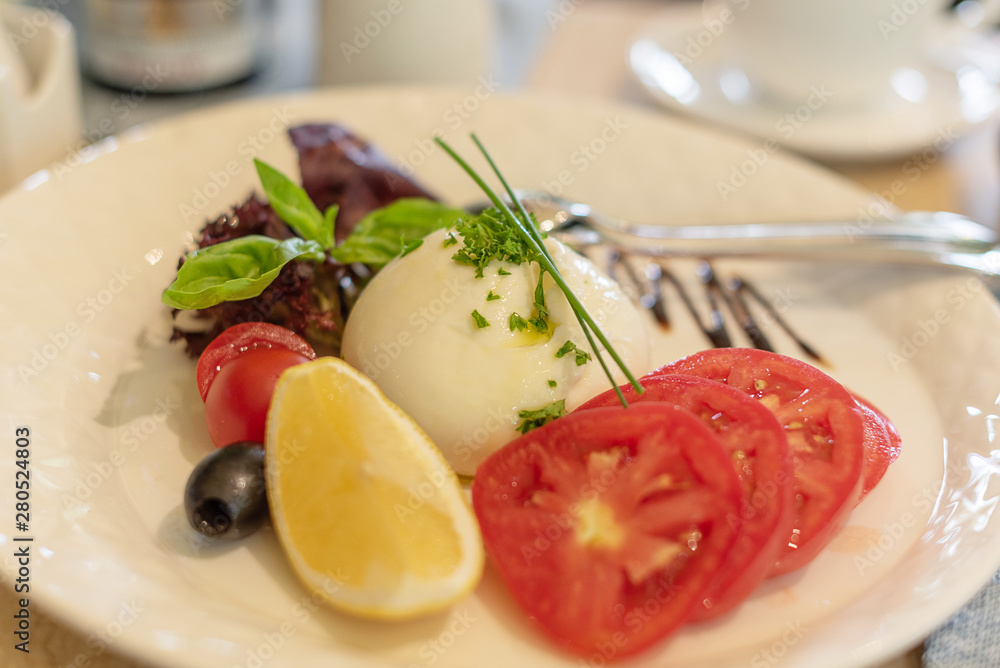 healthy tomato and burrata cheese salad healthy tomato and burrata cheese salad