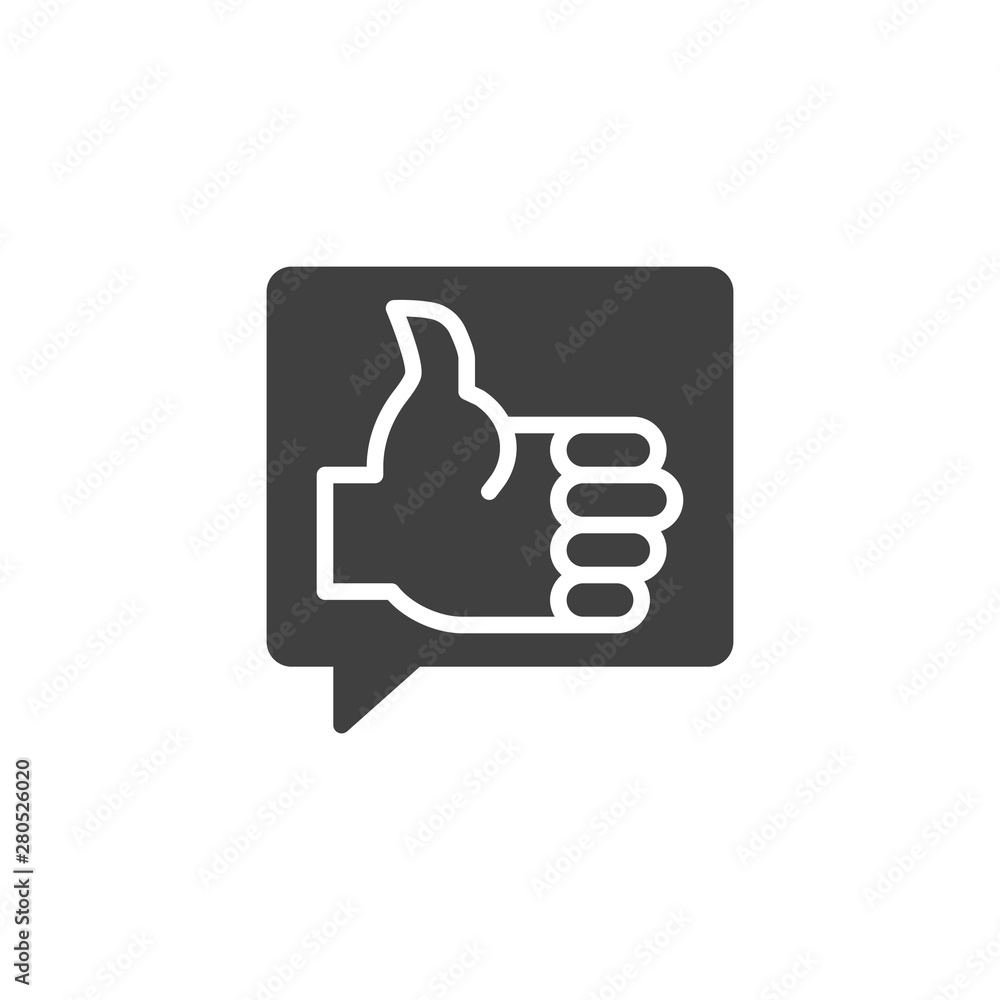 Like feedback vector icon. Good chat comment filled flat sign for mobile concept and web design. Positive feedback glyph icon. Symbol, logo illustration. Vector graphics Like feedback vector icon. Good chat comment filled flat sign for mobile concept and web design. Positive feedback glyph icon. Symbol, logo illustration. Vector graphics