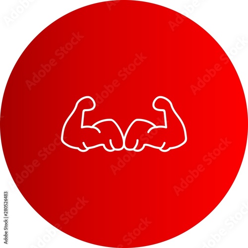 Body builder icon for your project