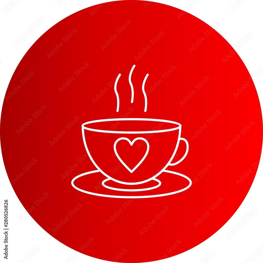 Love Tea icon for your project Love Tea icon for your project