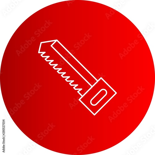 Handsaw icon for your project