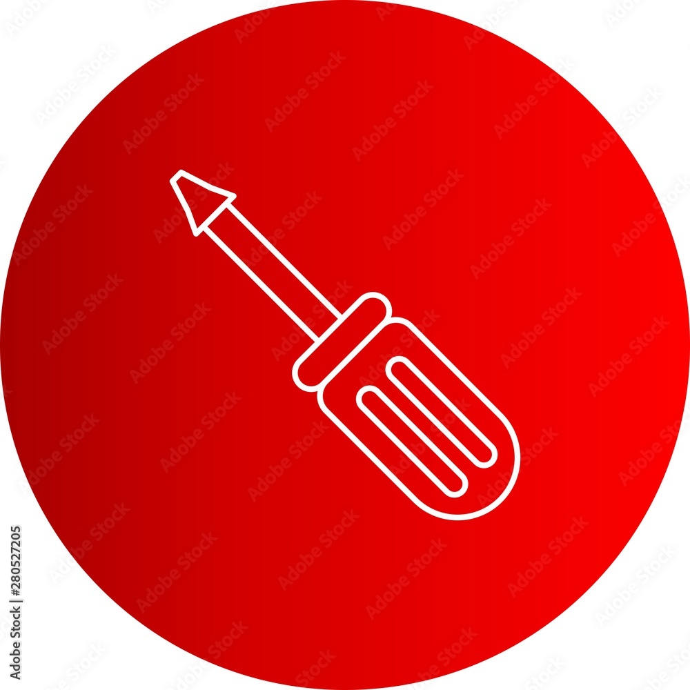 Screw Driver icon for your project Screw Driver icon for your project