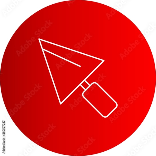 Trowel icon for your project