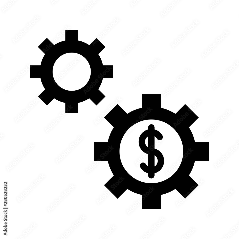 cog wheel gear engineering business black solid icon in finance and investment. cog wheel gear engineering business black solid icon in finance and investment.