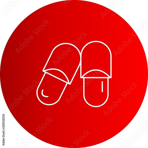 Sandal icon for your project