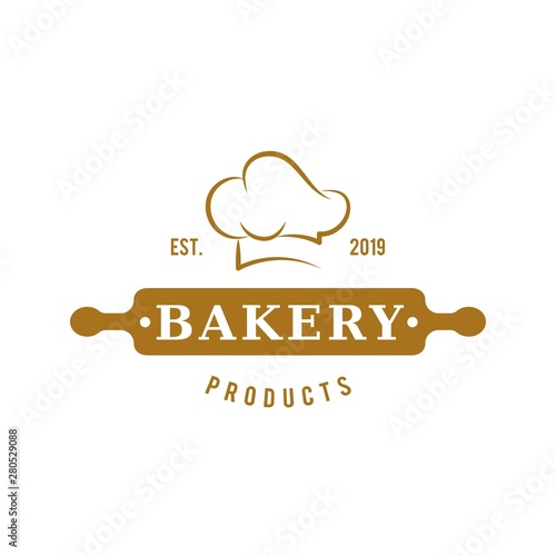 Bakery labels, emblem, badges and design elements, logo vector on white background