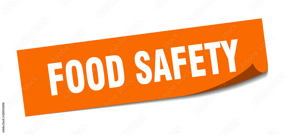 food safety sticker. food safety square isolated sign. food safety food safety sticker. food safety square isolated sign. food safety